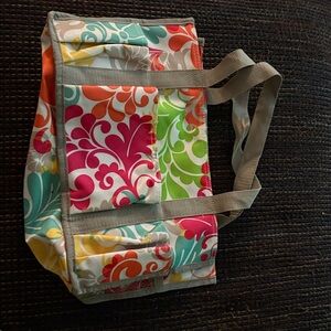 Thirty one carry all Colorful Floral Tote Bag